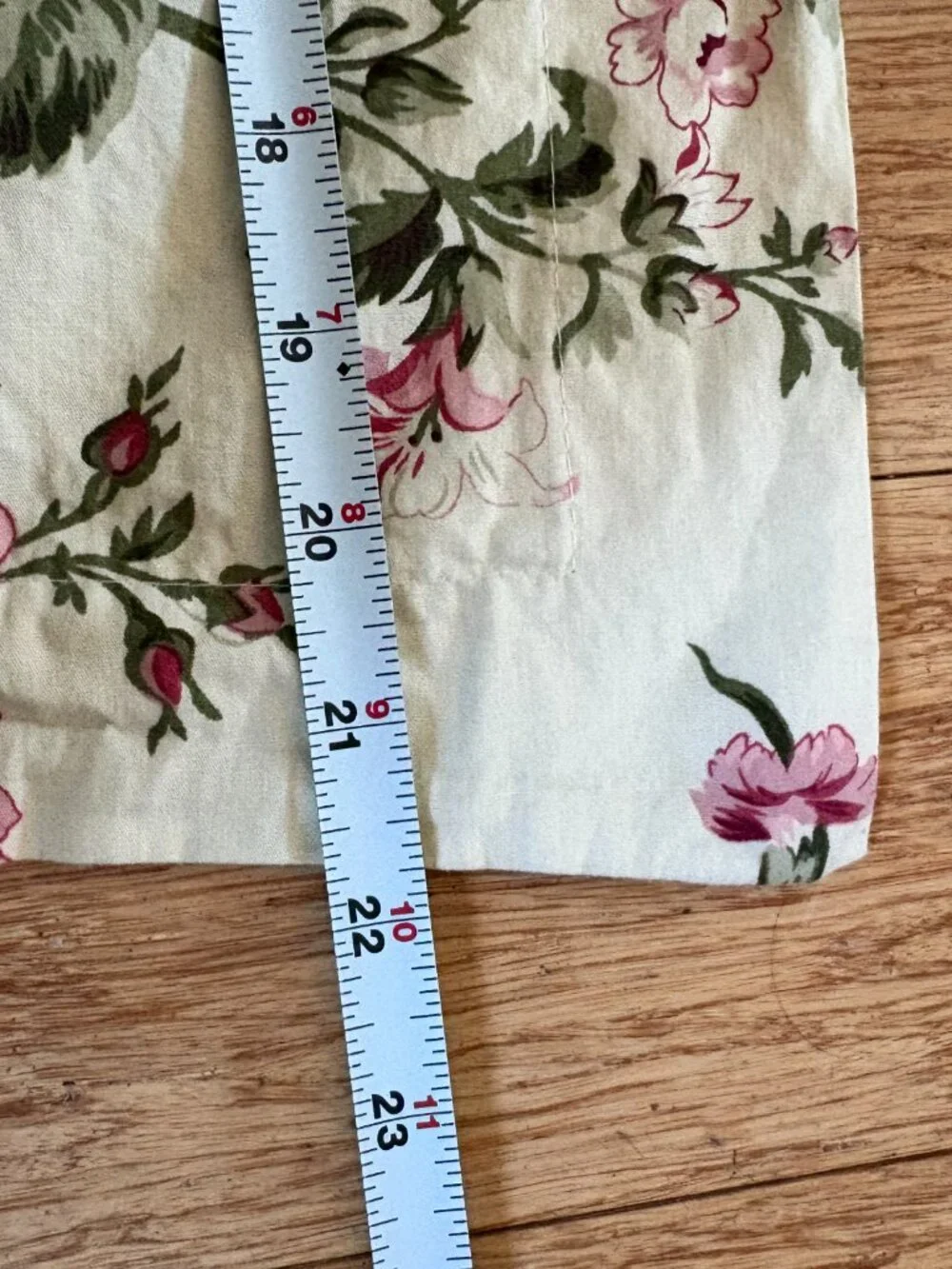 Vintage RALPH LAUREN Sheffield Cottage Floral 2 Standard Pillowcases 80s 90s
